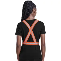 Hi-Viz Reflective Safety Belt Ladies Model Back